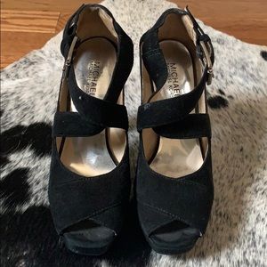 Michael Kors peep toe heels